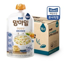 맘마밀 안심밥상 140g, 닭백숙 찹쌀, 10개 - 맘마밀15개월