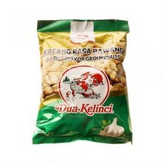 KACANG RASA BAWANG GARLIC FLAVOR GROUNDNUTS Dua-Kelinci 200g 두아 끌린찌 까짱 갈릭넛 가링, 1개