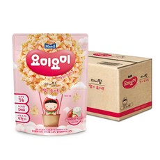매일유업 요미요미 미니팝 아기과자 25g, 딸기요거트, 6개