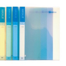 소량 문서보관 A4 클리어파일 10매 스프링파일 서류봉투 쫄대화일 화일