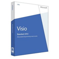 Microsoft Visio Standard 2013 Key Card (No Disc), 상세내용참조