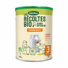 BLÉDINA 블레디나 Les Recoltes 바이오 3단계 분유 800g (12-36개월), 기본, 1개