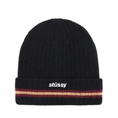 스투시 Athletic Striped cuff 비니