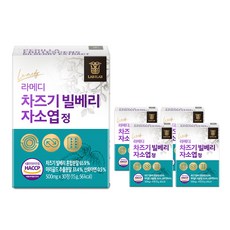  라메디 고농축 차즈기 추출물 빌베리 눈 자소엽 캡슐 5개 15g 