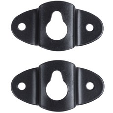 RISE-40PCS 오디오 스피커 벽걸이 다리미 행어 플레이트 블랙 4.8cm 길이, 01 Black