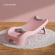 접이식 머리감는 의자 누워서 머리감기, 1개, 코랄핑크 일반