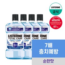 [리스테린] 캐비티케어 마일드 750ml x4