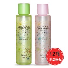 프로랑스 에센스 네일 리무버 250ml 12개, 에센스 네일 리무버/멜론향6개+복숭아향6개