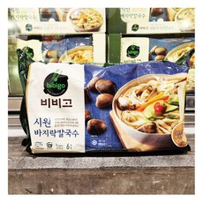 [CJ]비비고 바지락 칼국수 321g x 6개입 6인분(낱개포장), 6개