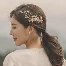 플라워스 헤어핀 셀프웨딩 리마인드웨딩 피로연 돌맘