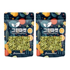 그린마켓 호박씨 500g+500g 2개 (1kg), 500g
