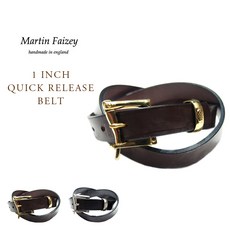 마틴 페이지 브라이들 레더 벨트 1인치 MARTIN FAIZEY BRIDLE LEATHER 1.25 INCH QUICK RELEASE BELT