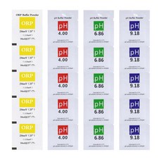 수족관 00 파우더 9 4 보정 용액 6 테스트용 01 86 18 PH 10 ph4 7 계량기 버퍼 ORP, Asia-ORP PH 20pcs