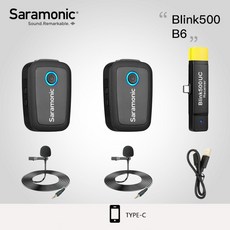 사라모닉 Blink500 B1 B2 B3 B4 B5 B6 2채널 무선 마이크, Blink500 B6