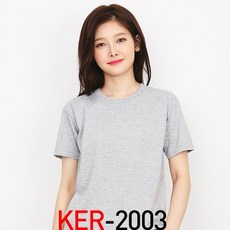 [공장직영 티공장]에브리스/ 20수코마/해리라운드반팔/단체복/KER-2003 - 흰색반티