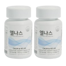  엘나스 Calm & Relax 영양제 L테아닌, 120정, 1개 
