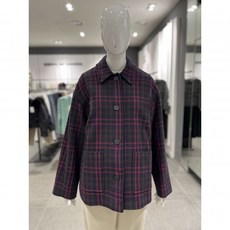 톰보이 아웃포켓 숏 체크점퍼 9192113012 백화점 아울렛 (4076666)