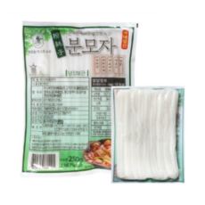 다원식품 떡볶이 분모자 당면 일자형 250g, 17mm × 10개, 1개, 2500g