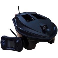 GPS 위치 스마트 원격 제어 RC 미끼 보트 TL 380D 더블 호퍼 음파 탐지기 낚시, Black