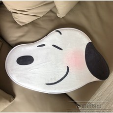 스누피 찰리브라운 얼굴 발매트, 580mm * 540mm + 스누피 매트