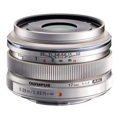 OLYMPUS 단초점 렌즈 M.ZUIKO DIGITAL 17mm F1.8 실버, 상세페이지 참조