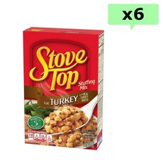 크래프트 스토브 탑 터키 칠면조 스터핑 믹스 170g 6팩 Kraft Stove Top Turkey Stuffing Mix, 6개