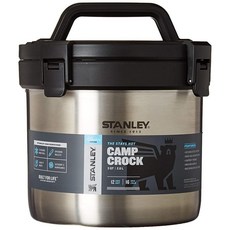 Stanley 어드밴처 스테이 핫 캠프 크록 단열 진공통 3Qt 121933, Camp Crock Pot Set, 1개