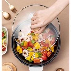 전기냄비 압력 쿠커 마하 멀티 찜기 전기 프라이팬 다용도 냄비, MACH멀티쿠커-MH2501, 1개