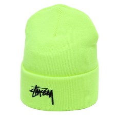 (국내매장정품) STUSSY(스투시) 1321020 SAFETY YELLOW (스톡 커프 비니)