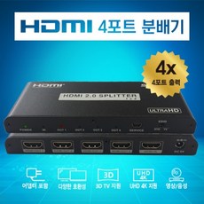 [에스테크] Stech SG 401NEO [모니터분배기/14/HDMI/오디오지원], 상세페이지 참조