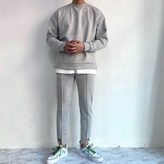 파블럼 네추럴 분또 트임 트레이닝복 세트 2col