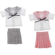 yotijar 2 パ ッ ク 14 制服 ス カ ト 服 に あ る BJDDOD43cm 着 せ 替 え, One Color_One Size, One Color, 상세 설명 참조0