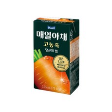 매일유업 매일야채 고농축 당근의 힘, 125ml, 6개