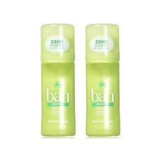 밴 롤온 데오도란트 데오드란트 무향 103ml 2개 배송 / Ban Deodorant 3.5 oz Roll-On Unscented 2 Pack, 0.103l