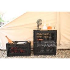 접이식 양문 오픈형 정리함 수납함 리빙박스 캠핑 폴딩박스, 폴딩박스+가방