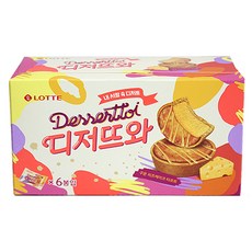 롯데 디저뜨와 구운치즈케이크 타르트 6봉입