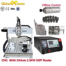4 축 cnc 6040 라우터 2.2kw 우드 라우터 dsp 미니 조각 기계 3d 모델 stl 취미 목공 수냉 스핀들, 04 프랑스_02 3Axis DSP_01 220V EU plug