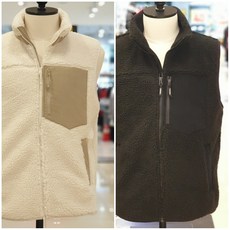 폴앤조트위드배색양모베스트