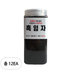 대한농산 통에담은 흑임자, 650g, 12개