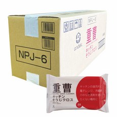 핫토리 제지 청소 시트 베이킹 소다 전해수 키친 소지 크로스 클리너 20장입 × 24개 합성 계면 활성제 미사용 시트 사이즈 약 20×30cm 제균 일본제 NPJ-6(케이스 판매)