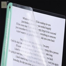 싹싹디자인 A4 스윙형 쫄대 투명 화일홀더 홀더화일