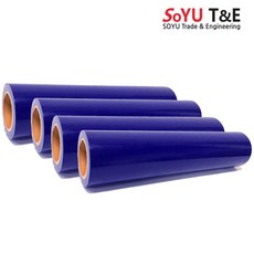 보호테이프 폭 500mm x 길이 150m 청색, 4개