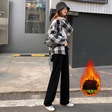임부 이너 코듀로이 두터운 융털 드레이프 루즈핏 골덴 슬림핏 맥시 긴바지
