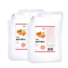 아임요 과일베이스 복숭아 1kg 2개세트, 1000g, 2개