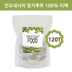 인도네시아 핑거루트 차 티백 티 뿌리 건조 분말 가루 판두라틴 100% 고농축 추출물 직구 식이섬유 삼각티백 식수용 카페용 운동전후, 60g, 2개