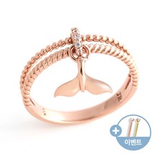 고래꼬리24k금귀걸이