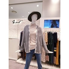 지컷 물결배색 가디건 7218450007