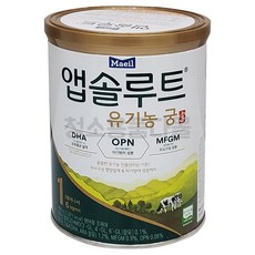 매일 유업 앱솔루트 유기농 궁 분유 1단계 0~6개월 400g, 400g X 1개