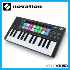 노베이션 Novation Launchkey Mini mk3 음악장비 미디장비 아르페지에이터 MIDI Out Fixed Chord 모드 노베이션 런치키 미니 마크3 미니컨트롤러