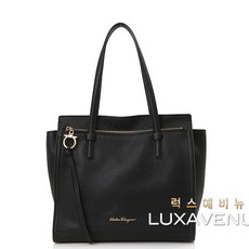 Salvatore Ferragamo 페라가모 21-F216 에이미백 스몰 블랙 토트 보증서 금장